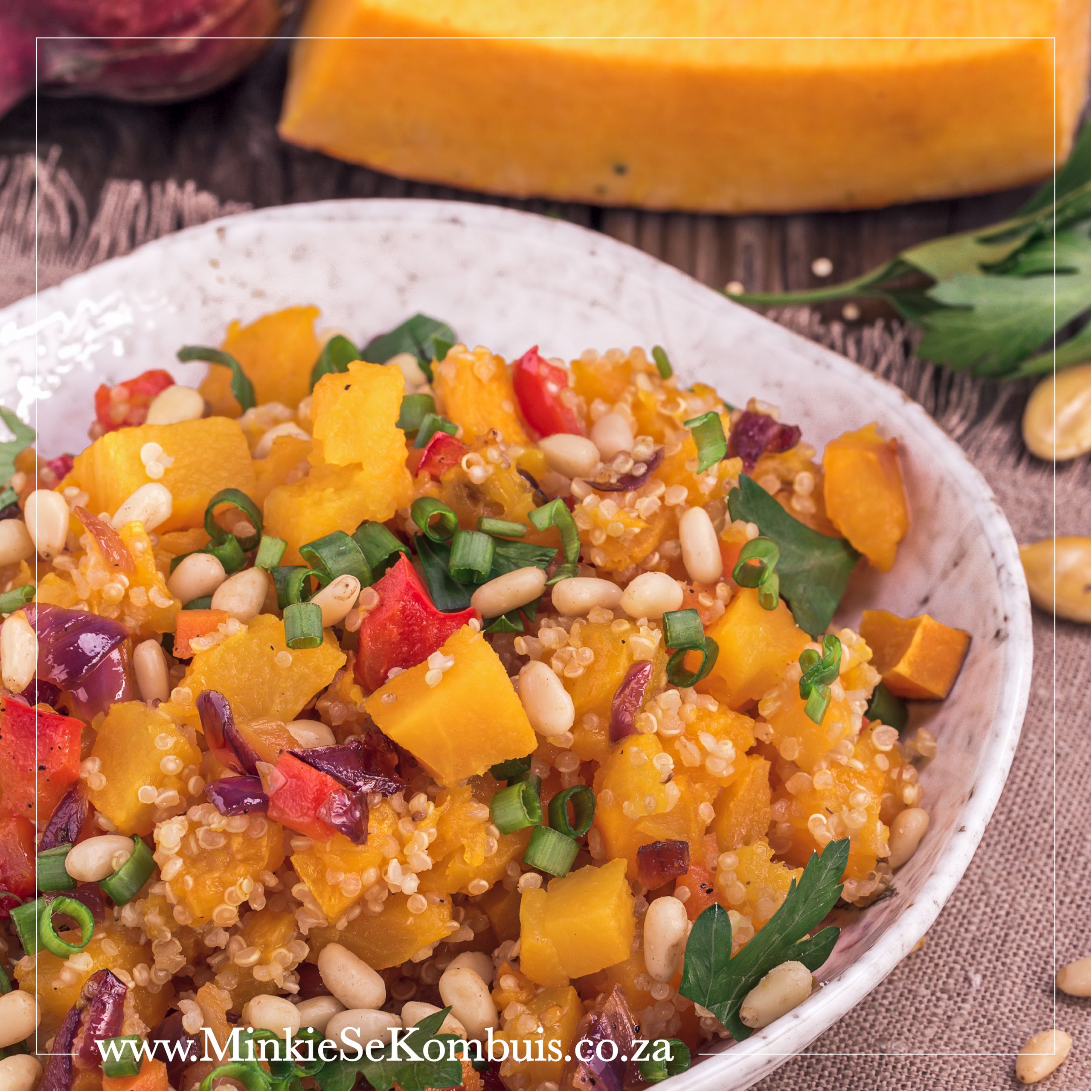 Minkie se Pampoen & Quinoa Slaai